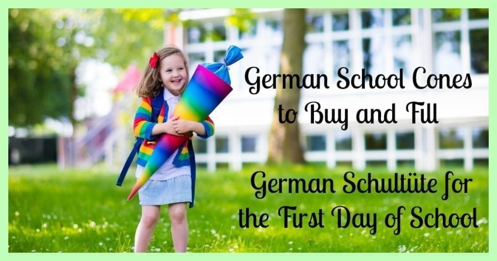 German School Cones- Schultüte for the First Day of School, Buy them HERE