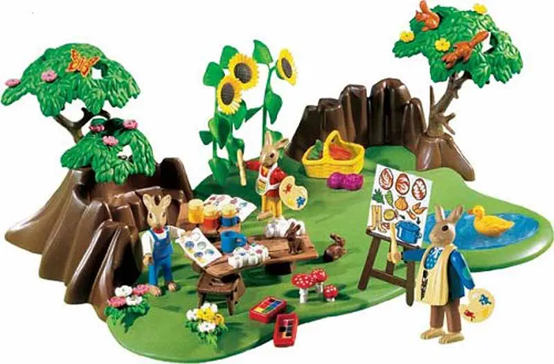 Playmobil for Easter Fill the Easter Basket with Bunnies & Eggs that Last