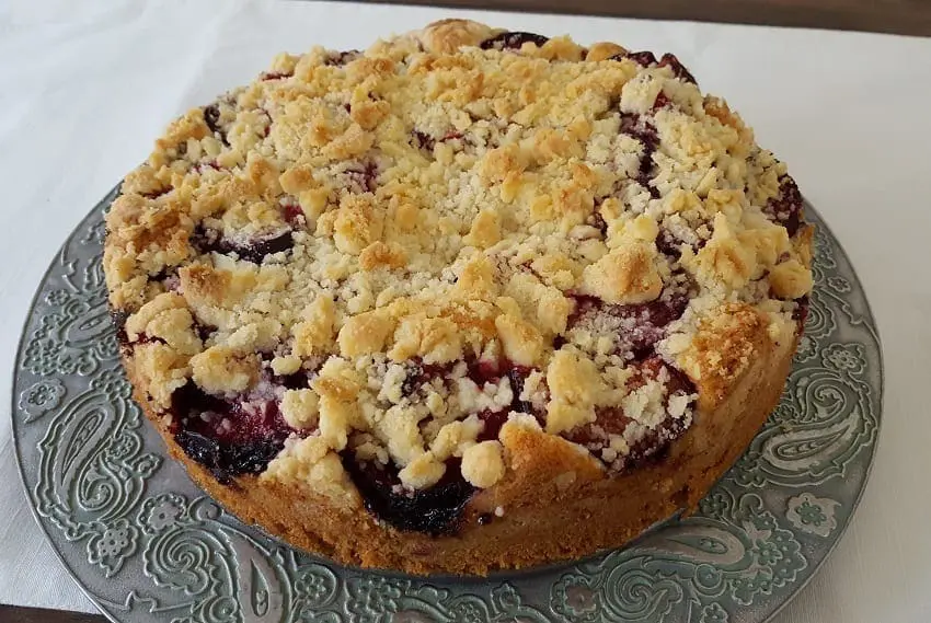 gâteau aux prunes allemand