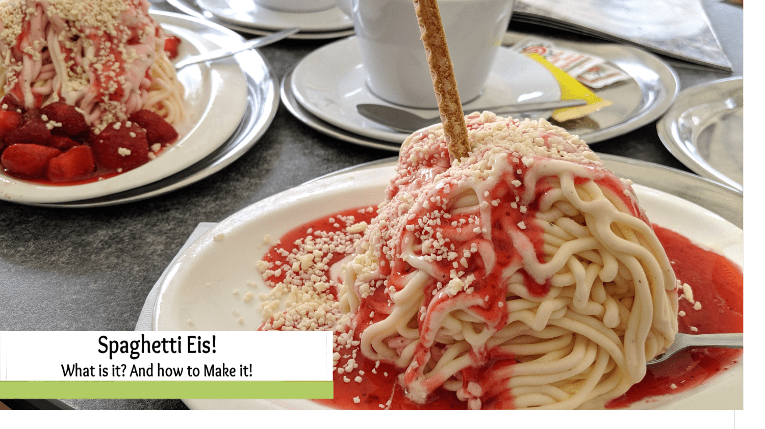 Spaghetti Eis Recipe- How to Make This Favorite German Ice Cream Dessert at HOME!