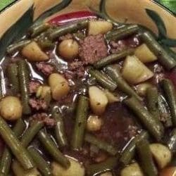 German Green Bean soup