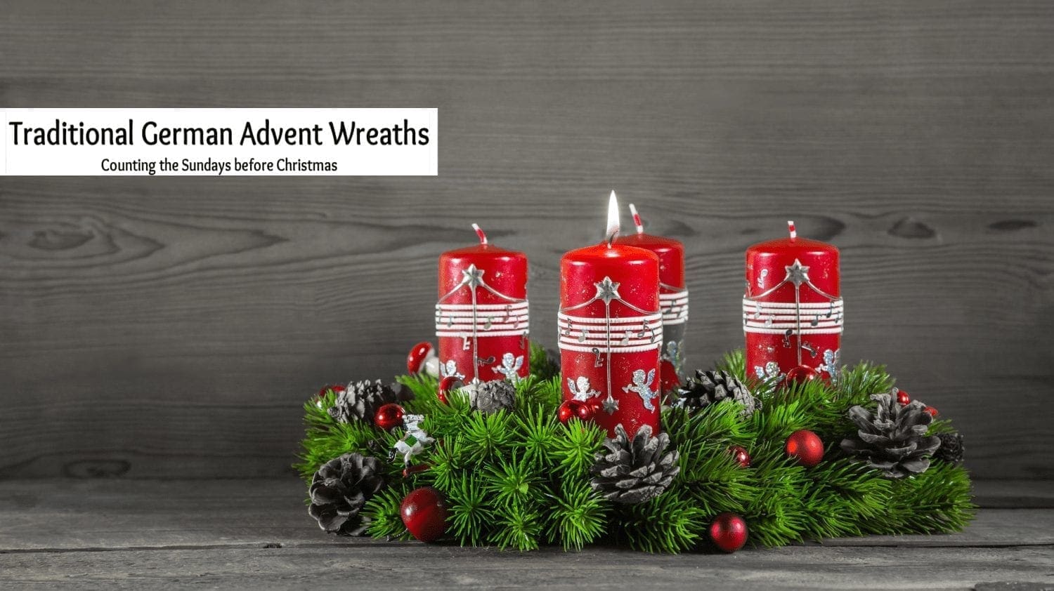 Traditional German Advent Wreath Count the Sundays before Christmas