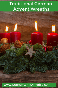 traditional german advent wreath