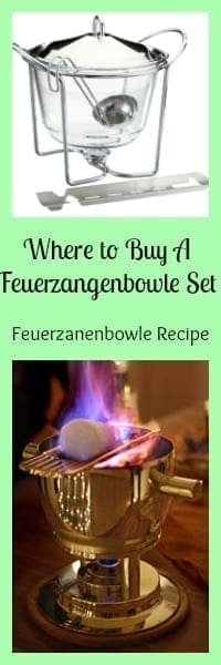 Feuerzangenbowle Recipe and Where to Buy A Feuerzangenbowle Set