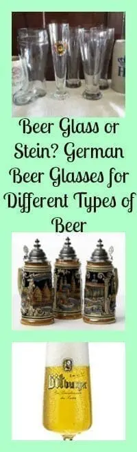 German Beer Glasses for Different Types of Beer