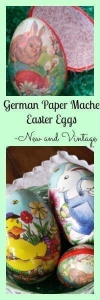 german paper mache easter eggs