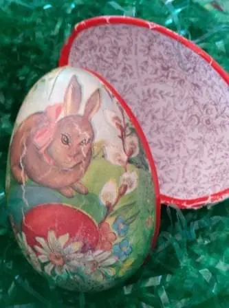 paper mache easter eggs