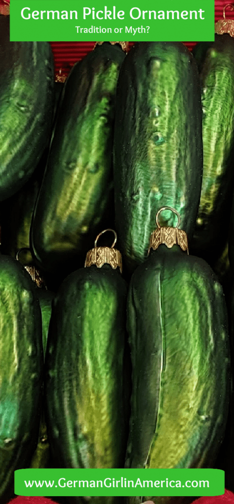 green pickle ornament tradition