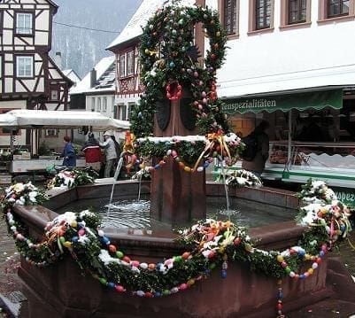 easter fountain germany