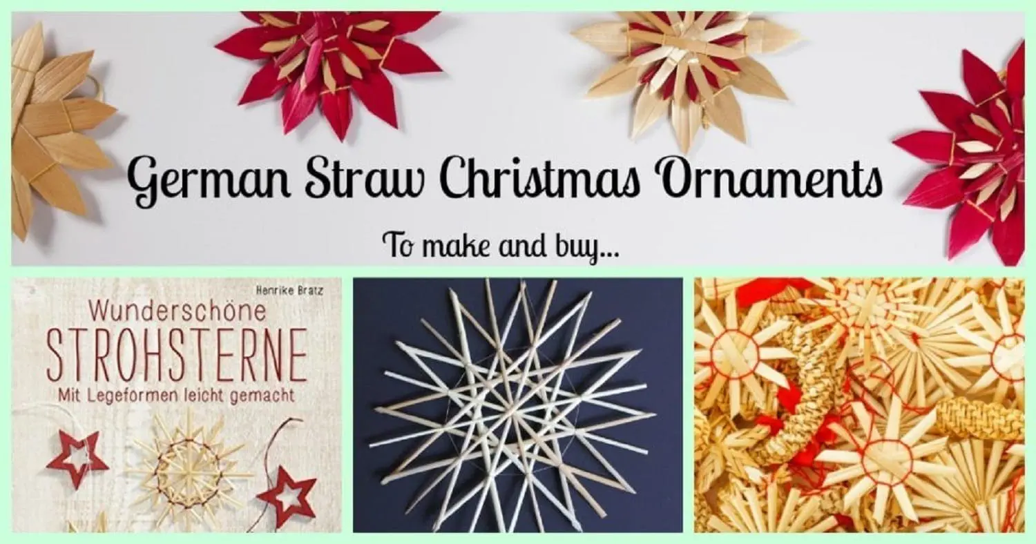 How To Make Natural Straw Star Ornaments - Sew Historically