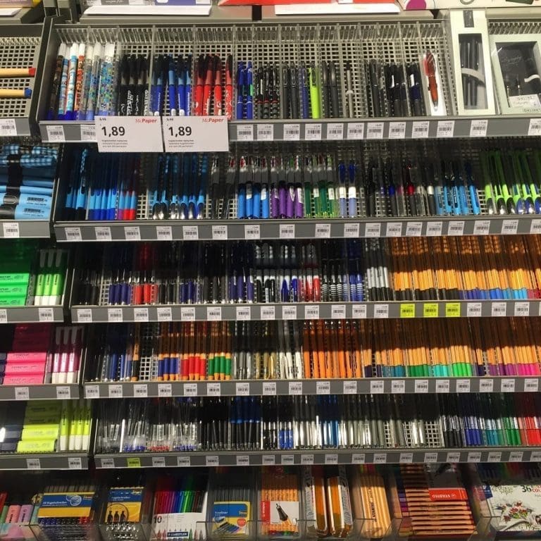 Shopping for German School Supplies in Germany