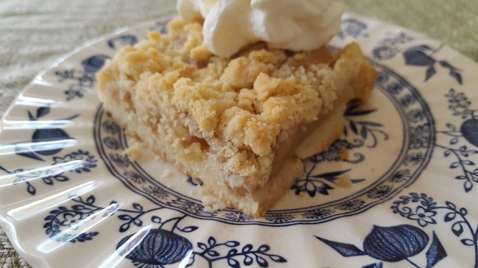 Recipe for Apple Streusel Cake A German Style Cake in an American Pan