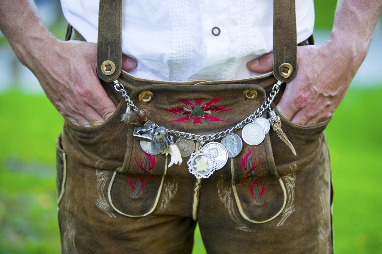 What is a Charivari? Learn more about these Lederhosen Chains A