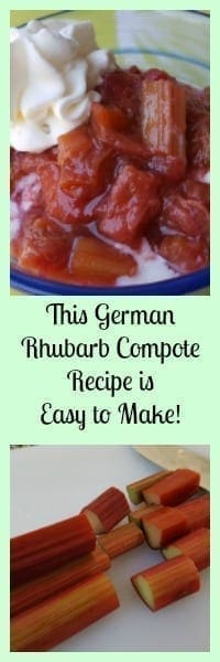 german rhubarb compote is easy