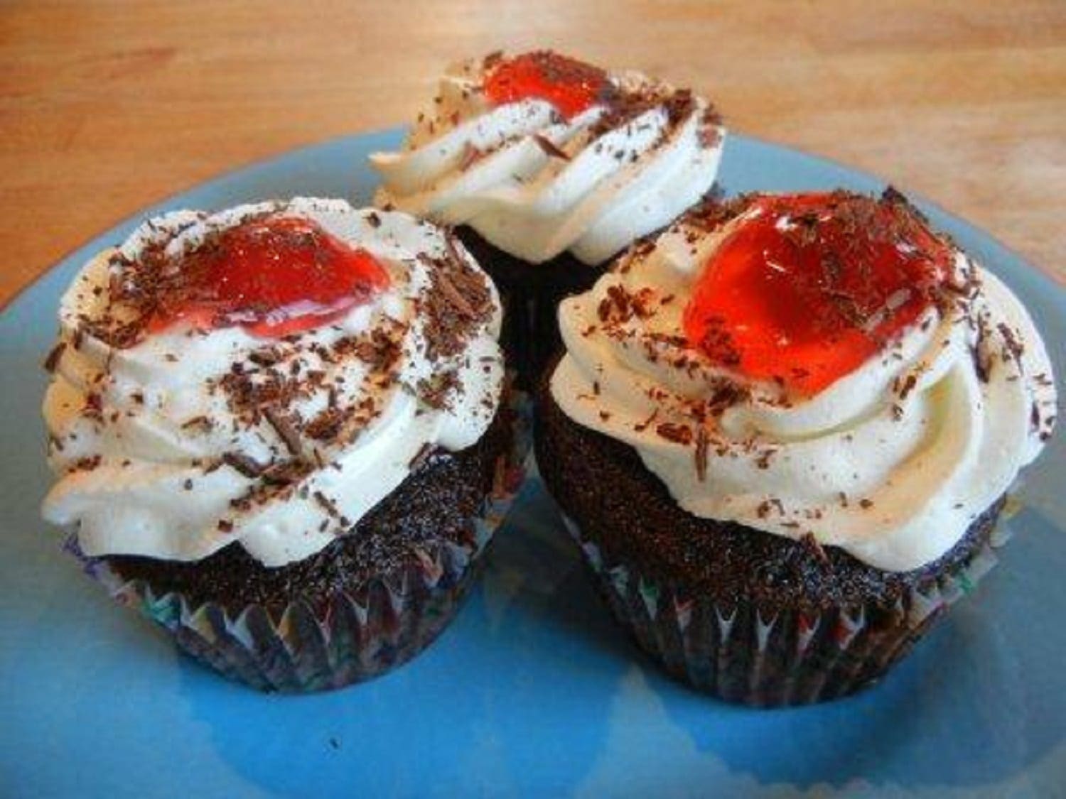 Black Forest Cupcakes Recipe- Black Forest Törtchen for a Crowd