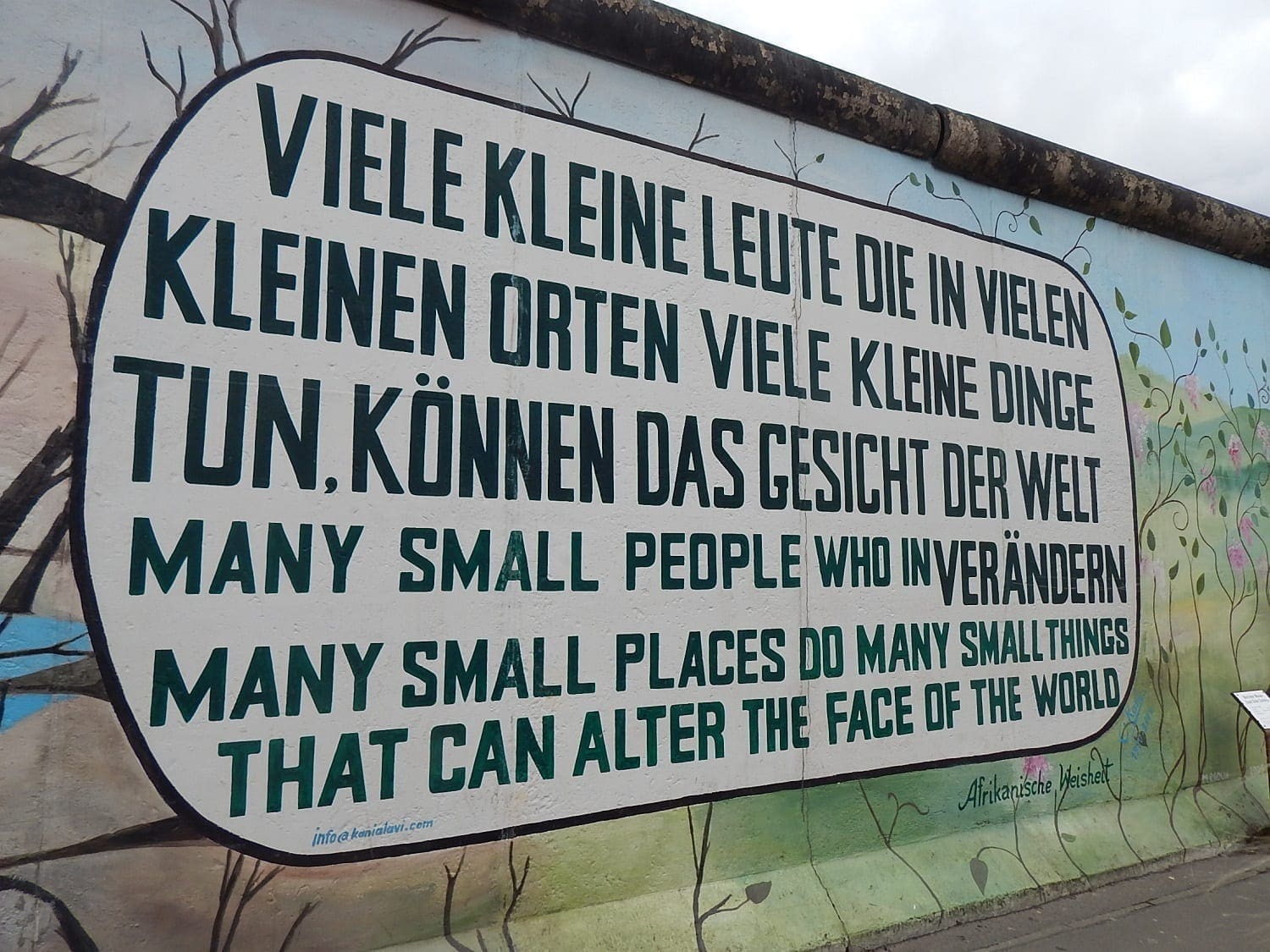 A Visit to the East Side Gallery Berlin