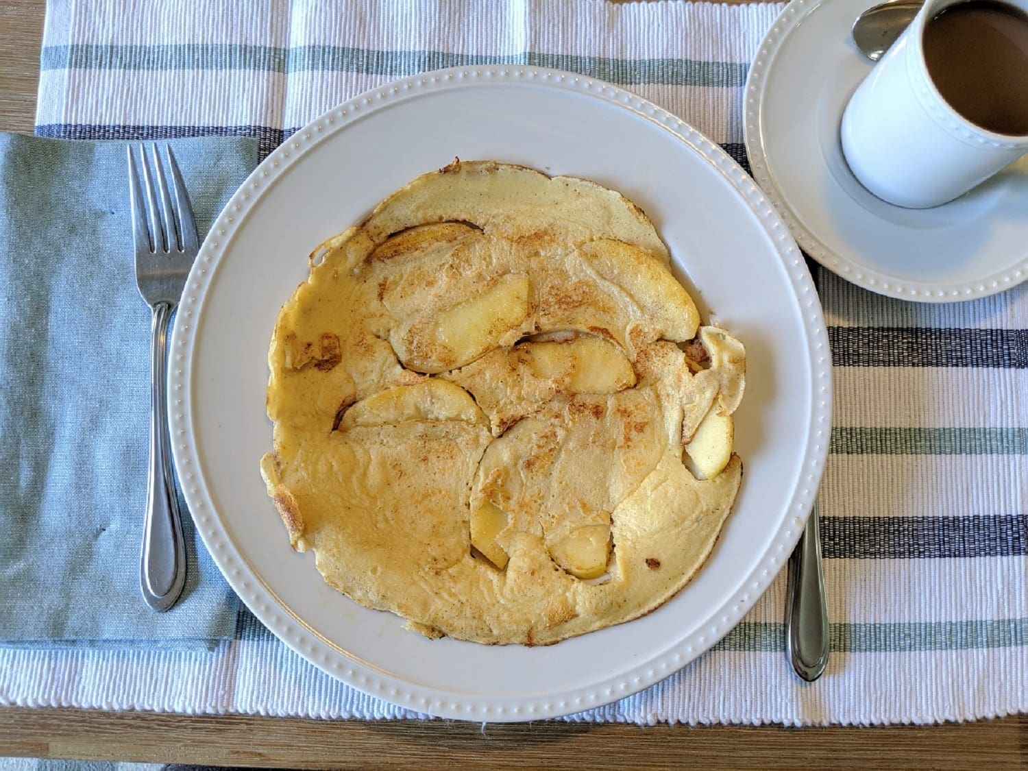 German Apple Pancake Recipe- Apfelpfannekuchen