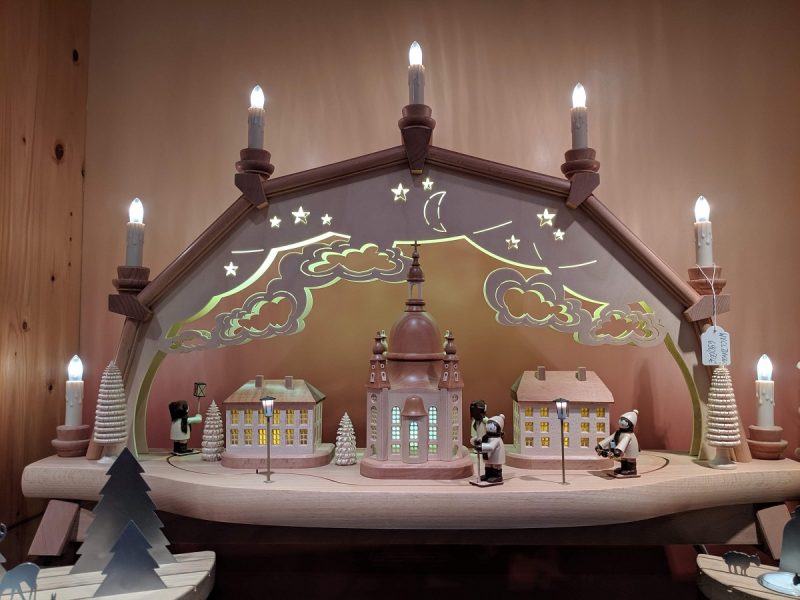 Schwibbogen, a German Christmas Light Arch from the Erzgebirge