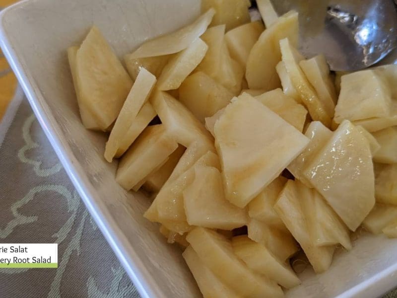 German Celery Root Salad Recipe Sellerie Salat Recipe