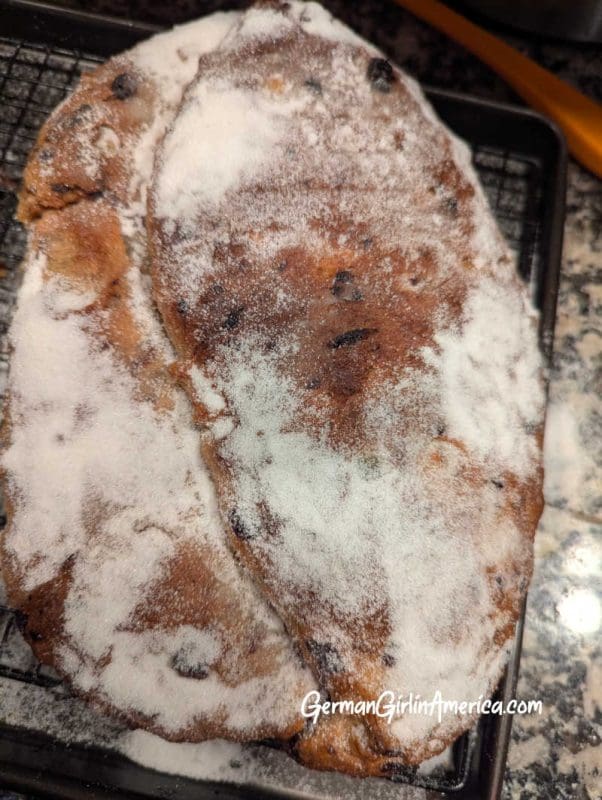 baking german stollen