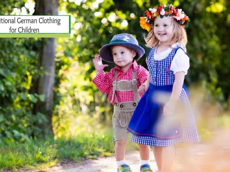 Traditional German Clothing for children Dirndls and Lederhosen