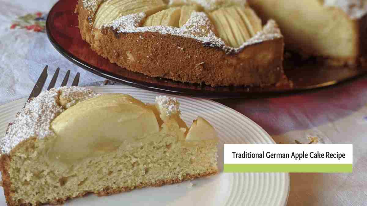Authentic German Apple Cake Recipe- Versunkener Apfelkuchen