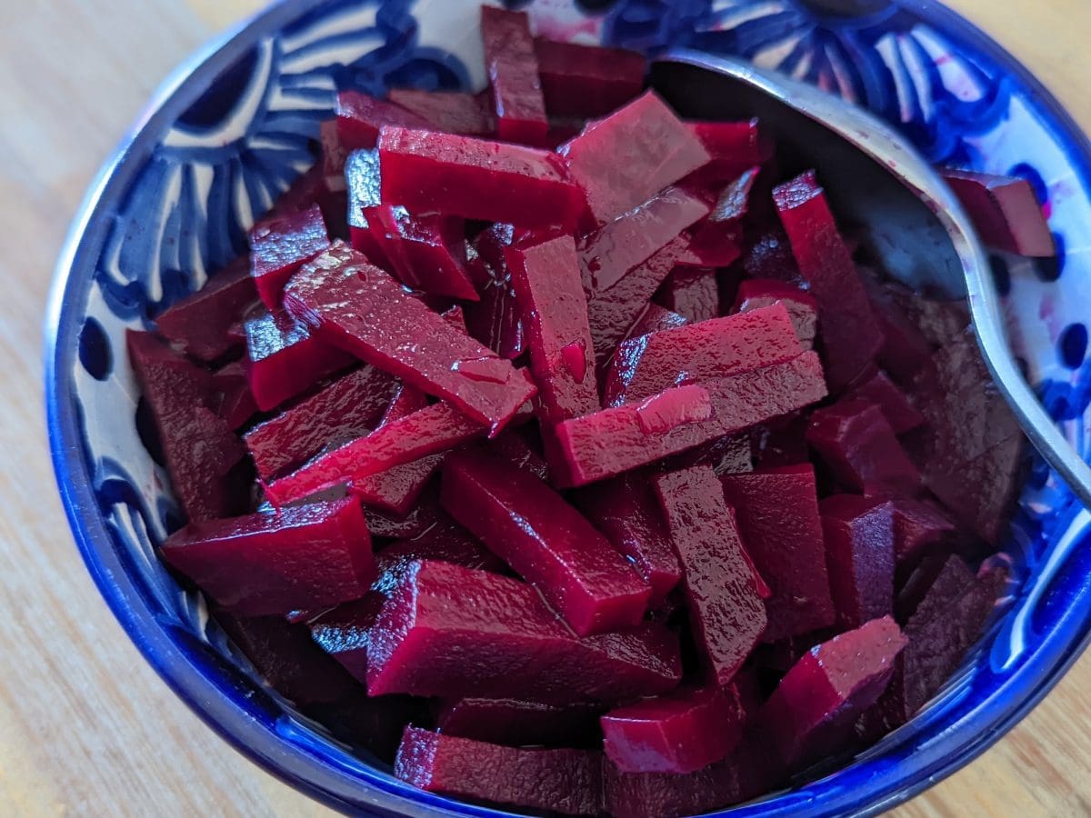 German Beet Salad Rote Beete Salat for your Salatteller
