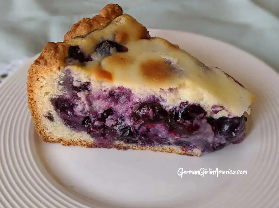 German blueberry cheesecake
