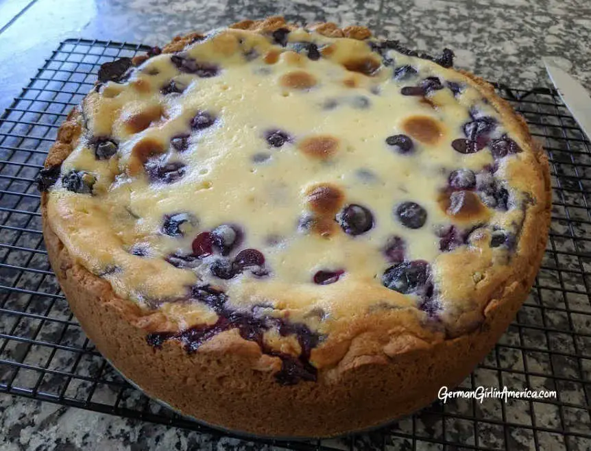 german blueberry cheesecake