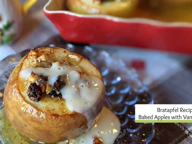 Simple German Bratapfel Recipe with different Variations