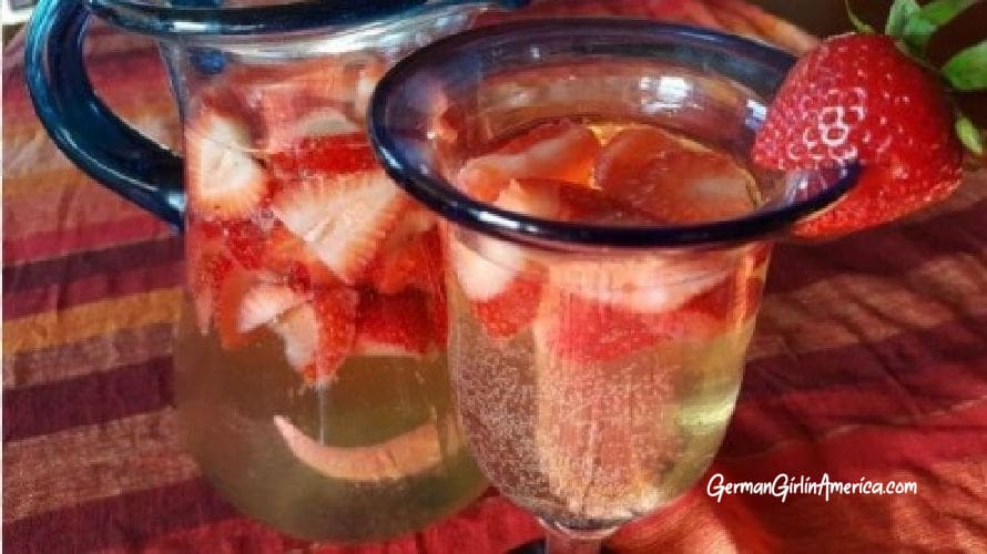 strawberry wine punch