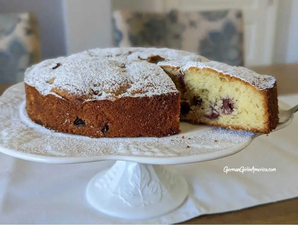 German cherry cake
