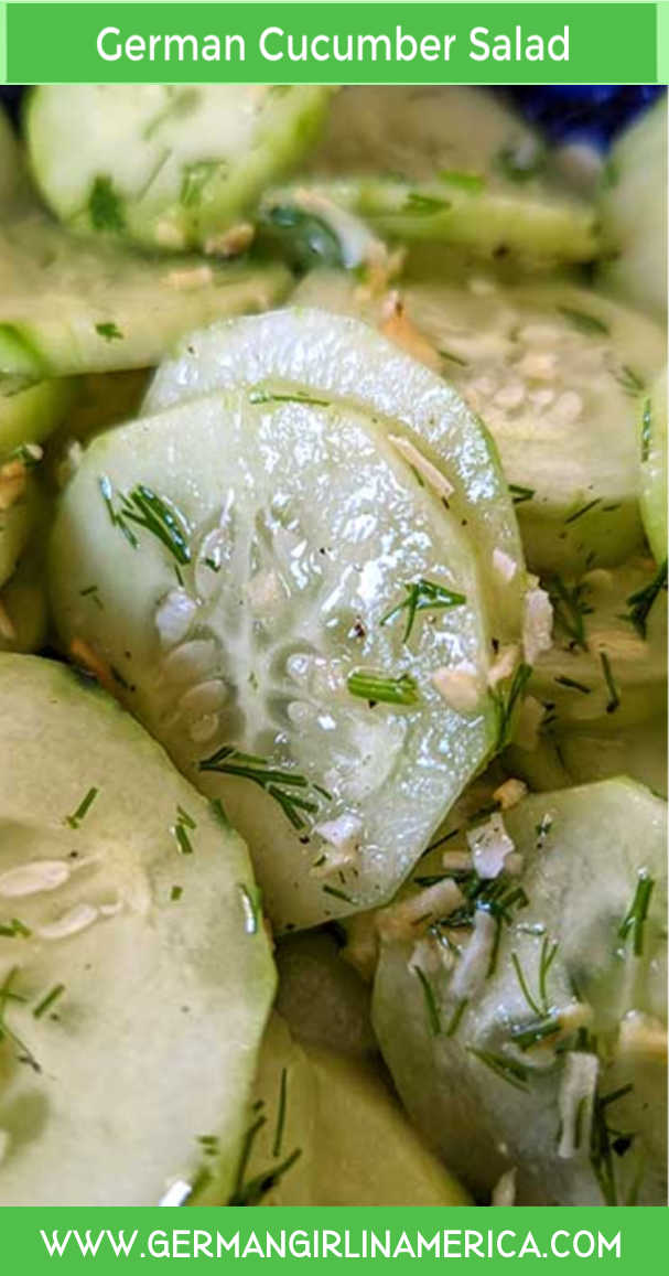 German Cucumber Salad Recipe- A Refreshing Summertime Recipe