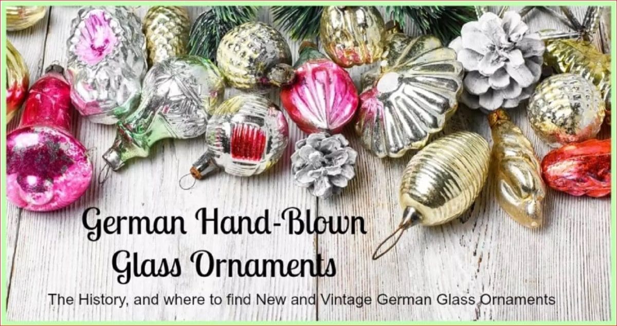 german hand blown glass ornaments