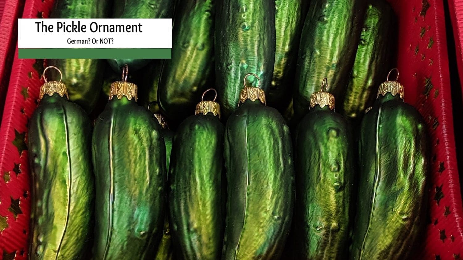German Pickle Ornament Story- How did the Green Pickle Ornament Tradition Start?
