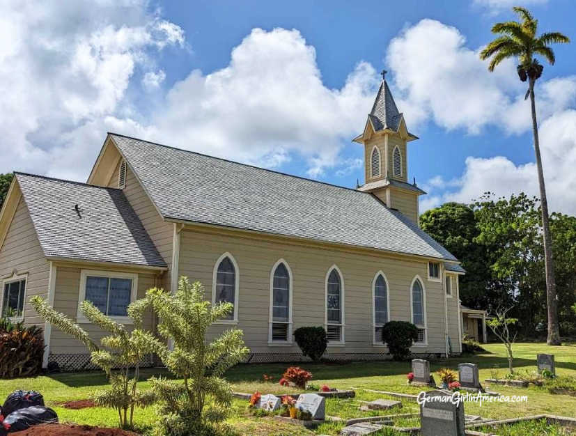german church on kauai