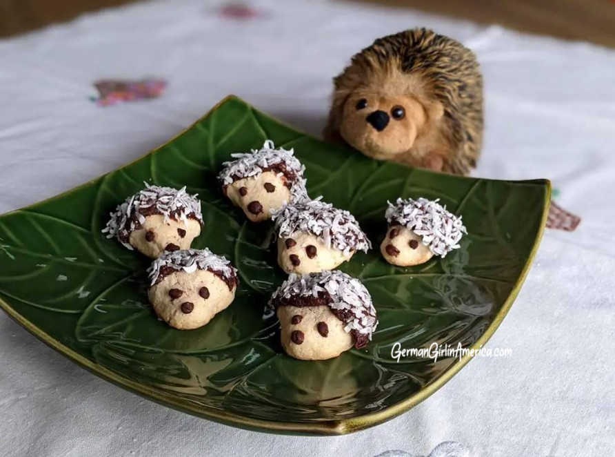 hedgehog cookies
