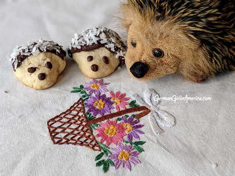 hedgehog cookies