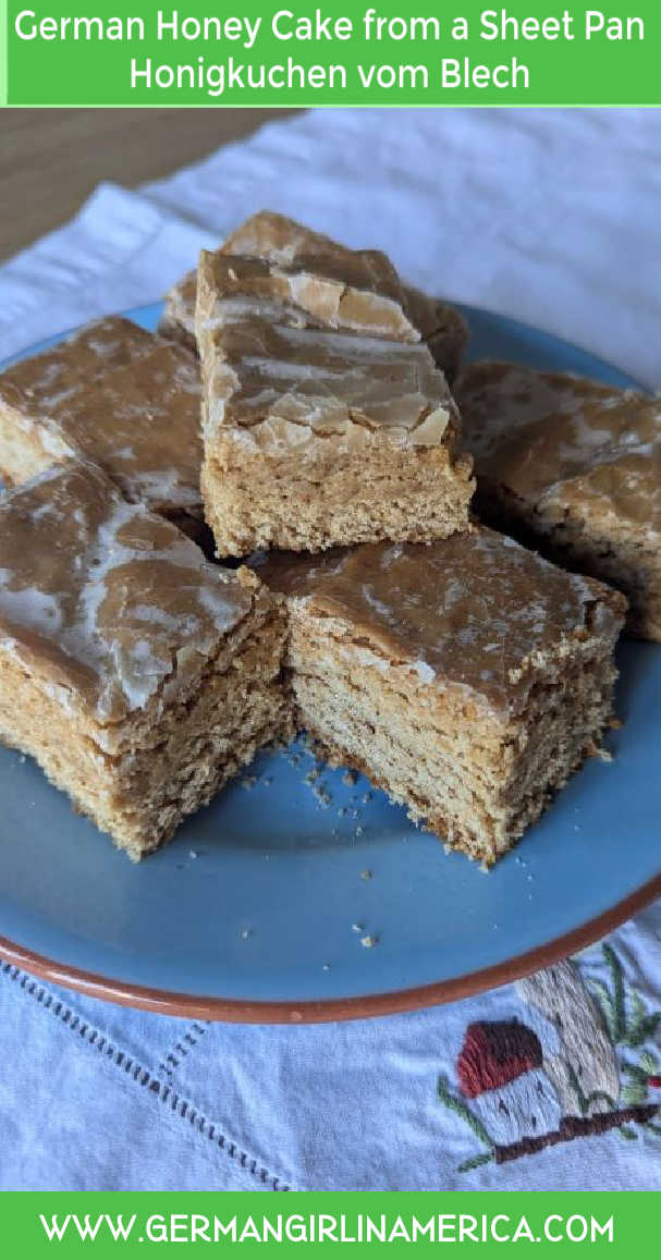 Sheet Pan German Honey Cake- Honigkuchen vom Blech Sheet Pan German Honey Cake- Honigkuchen vom Blech