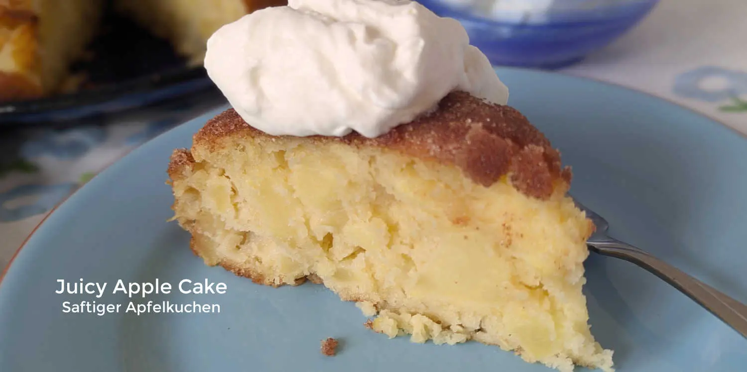 Juicy Apple Cake - Saftiger Apfelkuchen LOADED with Apple