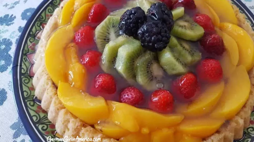 german fruit flan