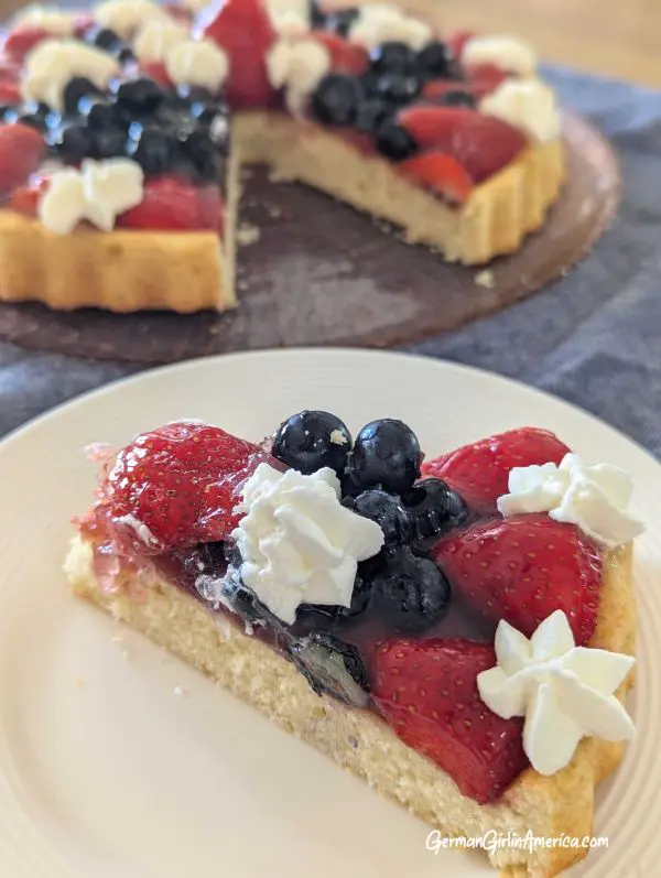 german fruit flan