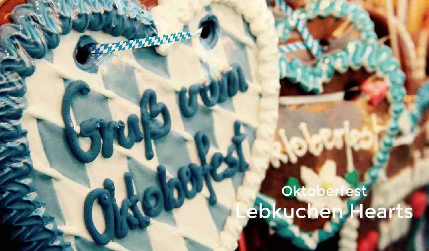 Oktoberfest Heart Cookies for your Schatzi!