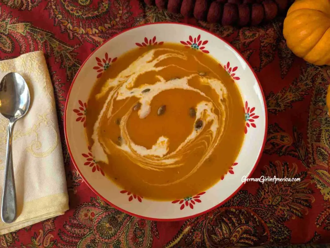 Kürbissuppe German Pumpkin soup