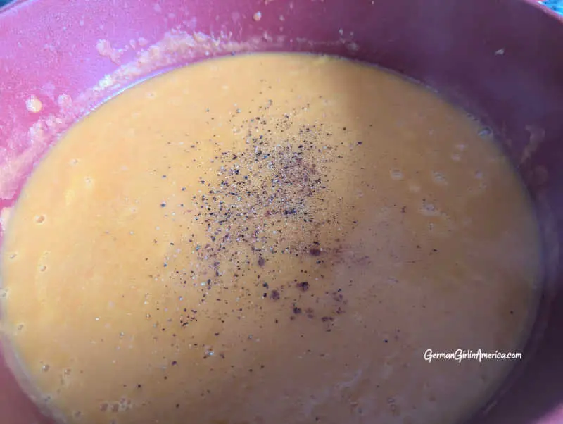 Kürbissuppe German pumpkin soup