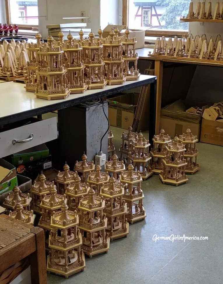 German Christmas Pyramids - Light & Movement Brighten the Holiday