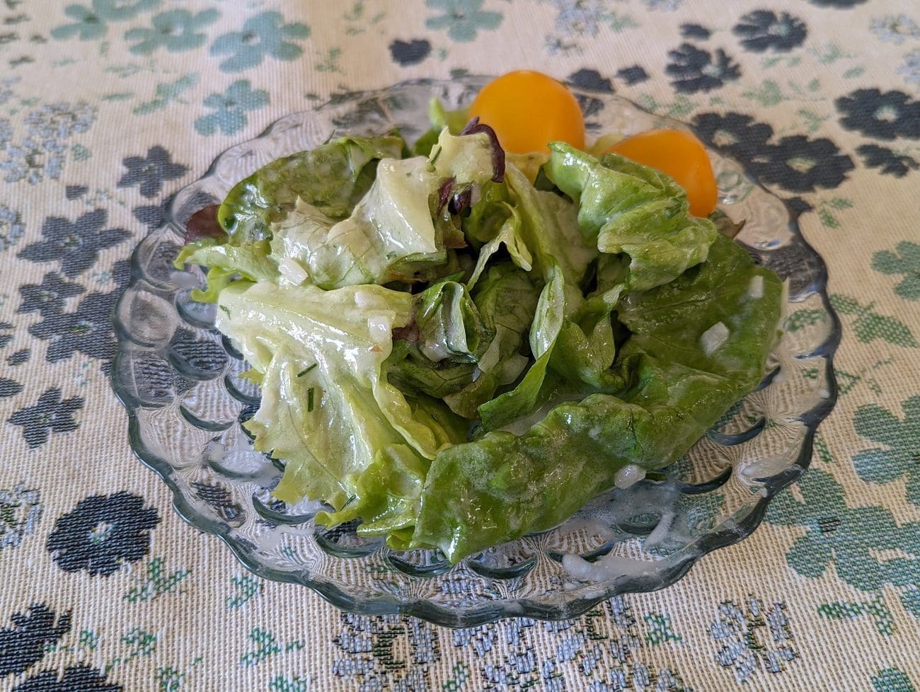 Oma’s Simple Salad with Creamy German Salad Dressing