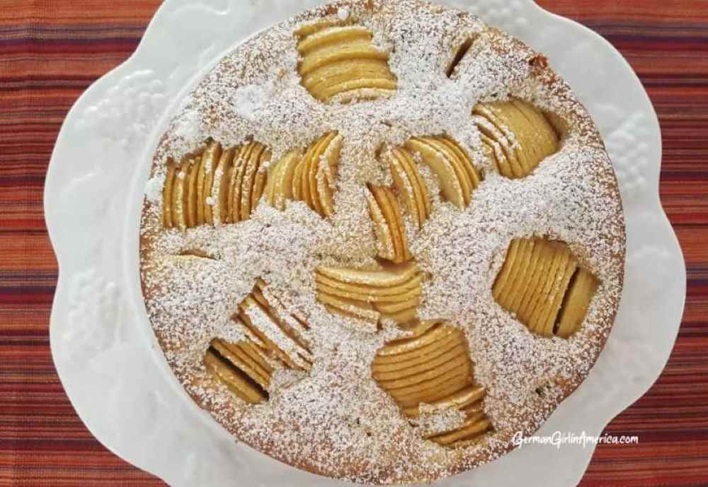 versunkener Apfelkuchen