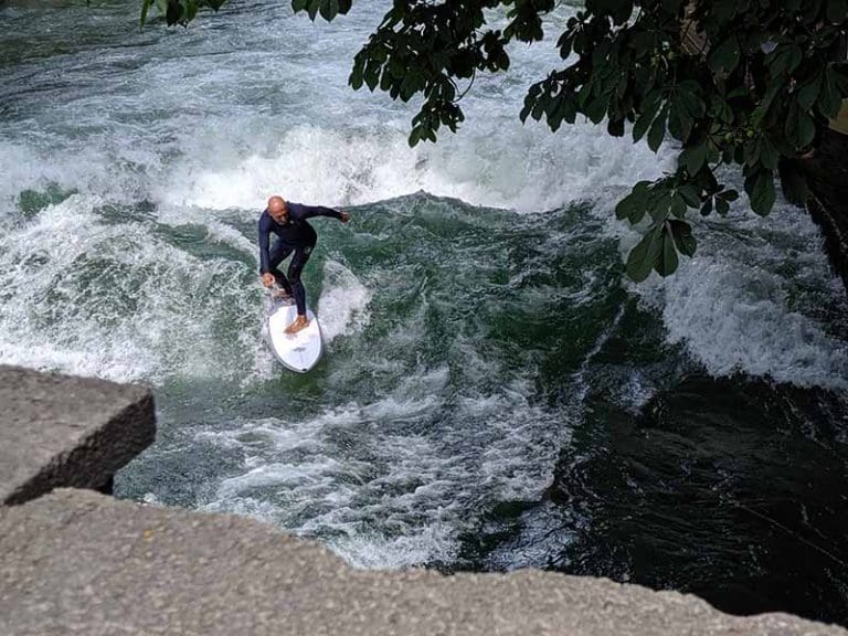 Surfing in Munich Landlocked Munich a Surfing Mecca!