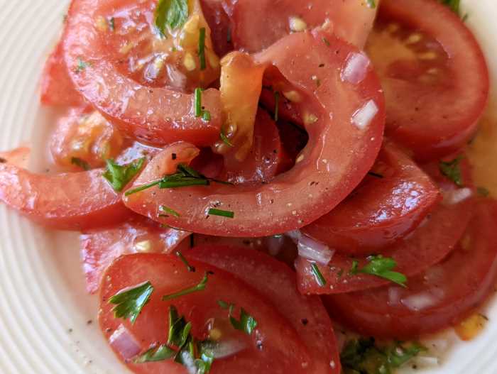 german tomato salad recipe